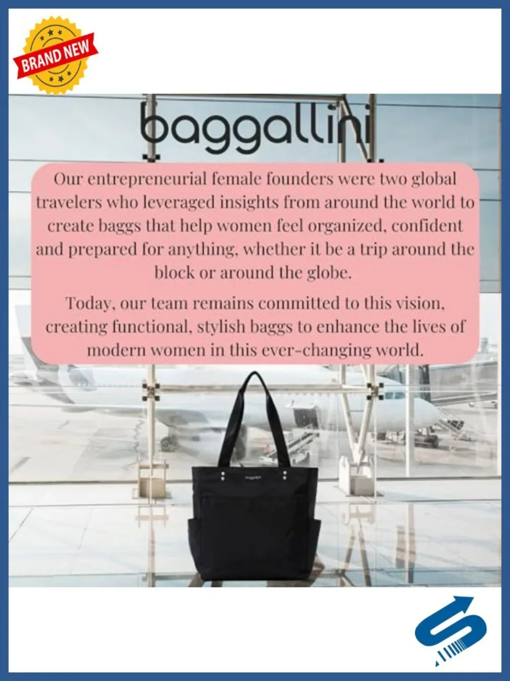 Nylon Carryall Tote with Luggage Sleeve, Machine Washable Travel Purse,